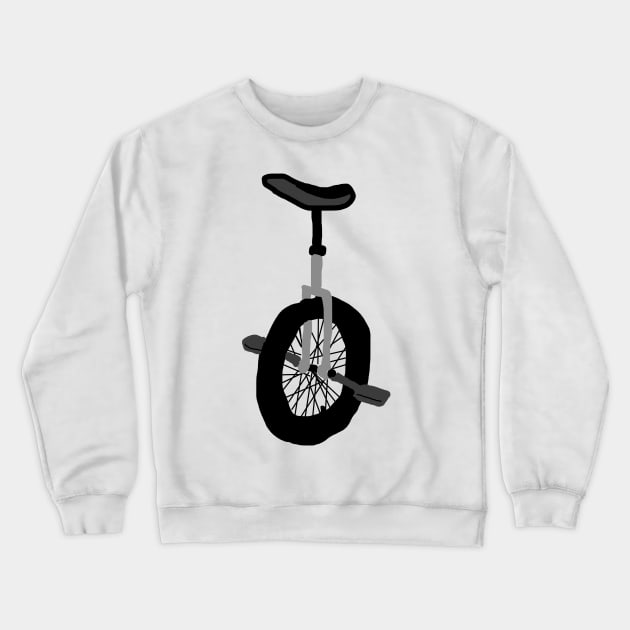 Unicycle - One wheel is more than enough Crewneck Sweatshirt by jenido